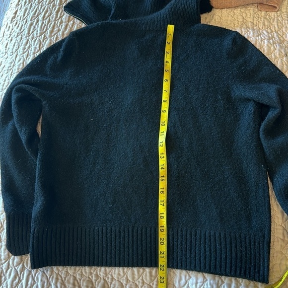 Calvin Klein 1/4 zip quarter zip NEW up sweater black NWT womens size Small S - Picture 10 of 14